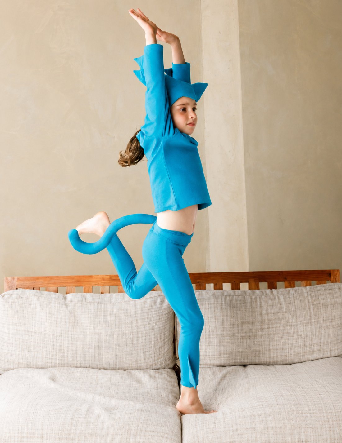 Blue Cat Pajama Costume