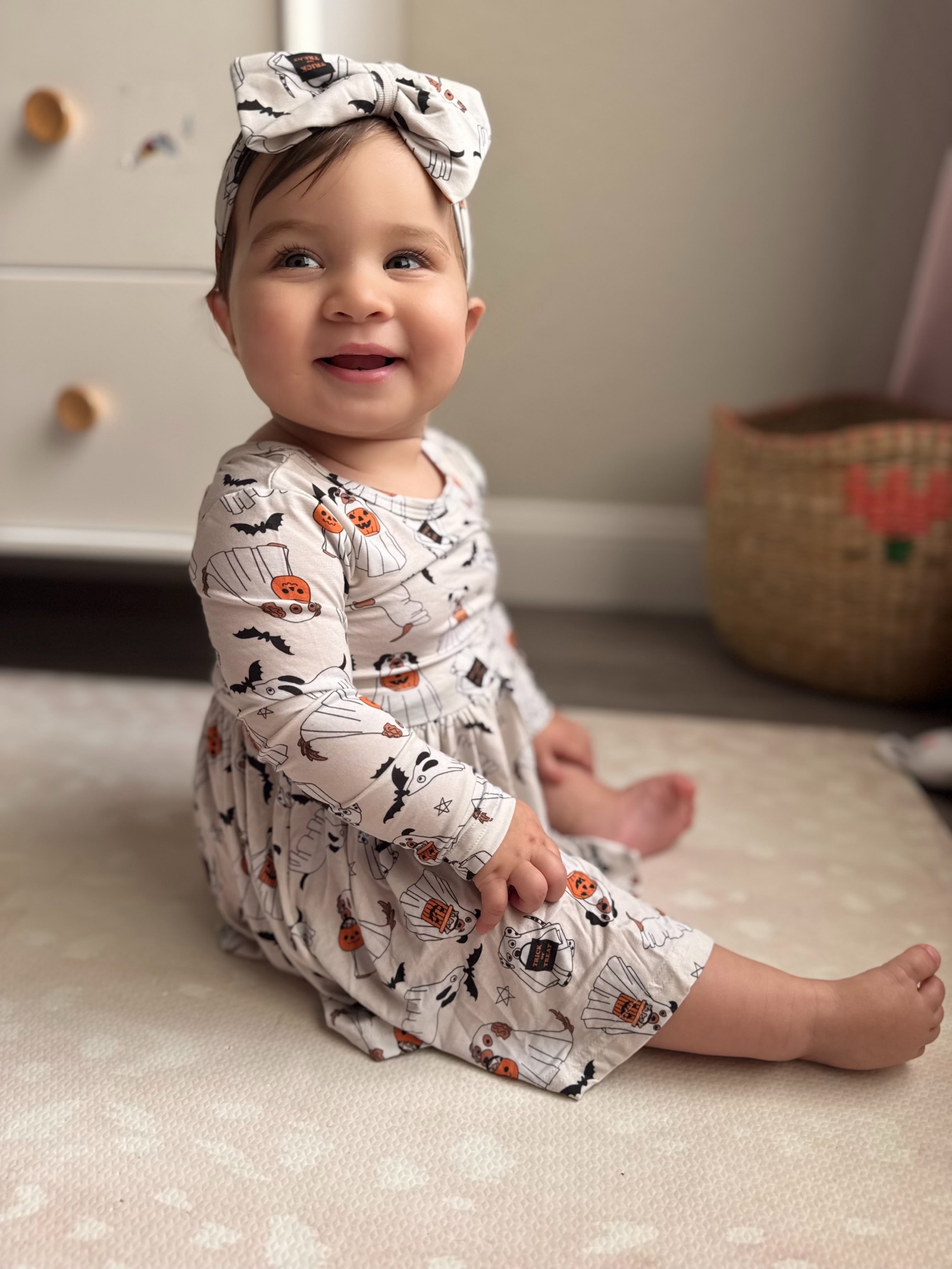 Howl-o-ween Pups (bodysuit Dress)