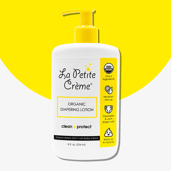 Organic French Diapering Liniment Lotion - Pump Bottle - 8 Oz