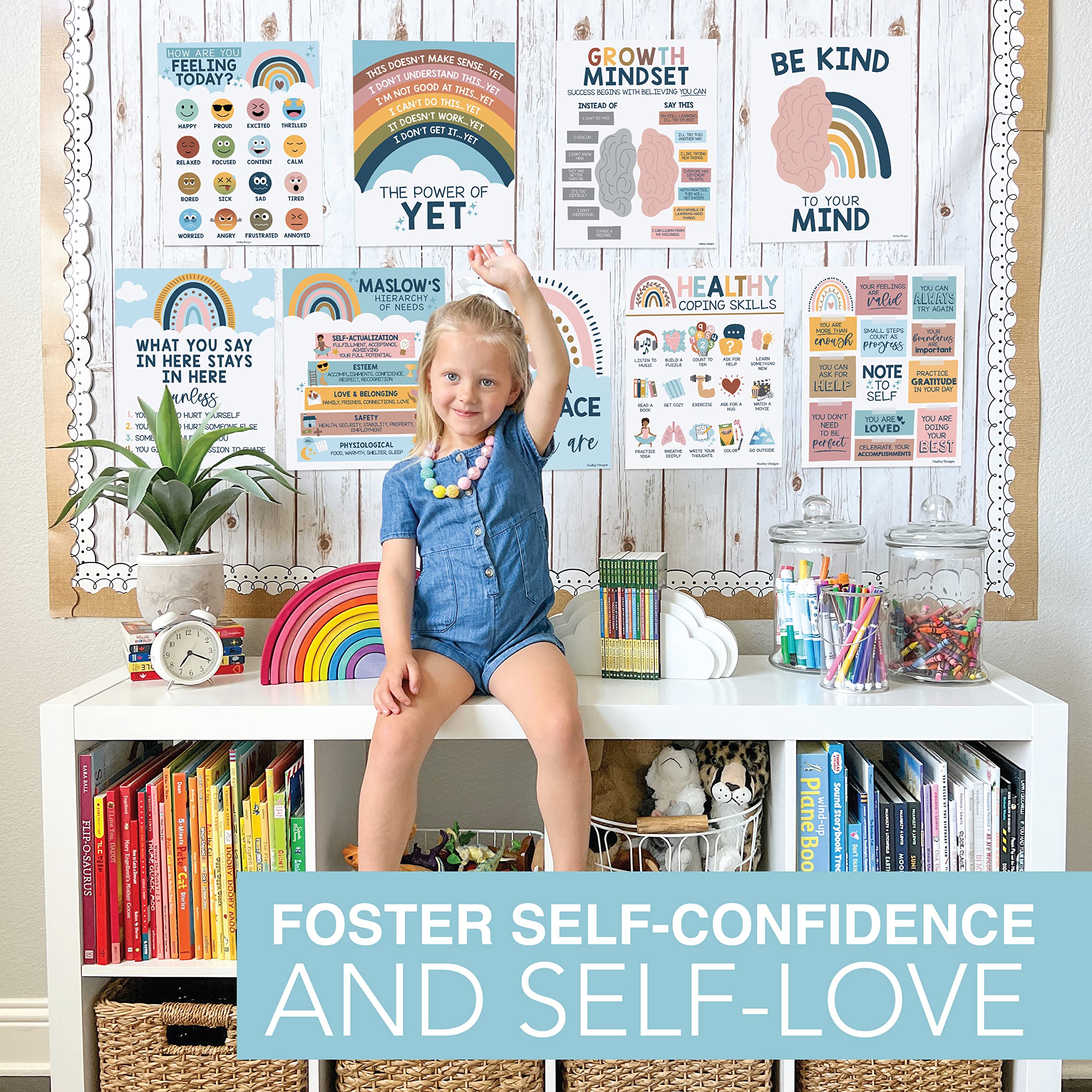 Mental Health Kit: Boho 9 Poster Pack