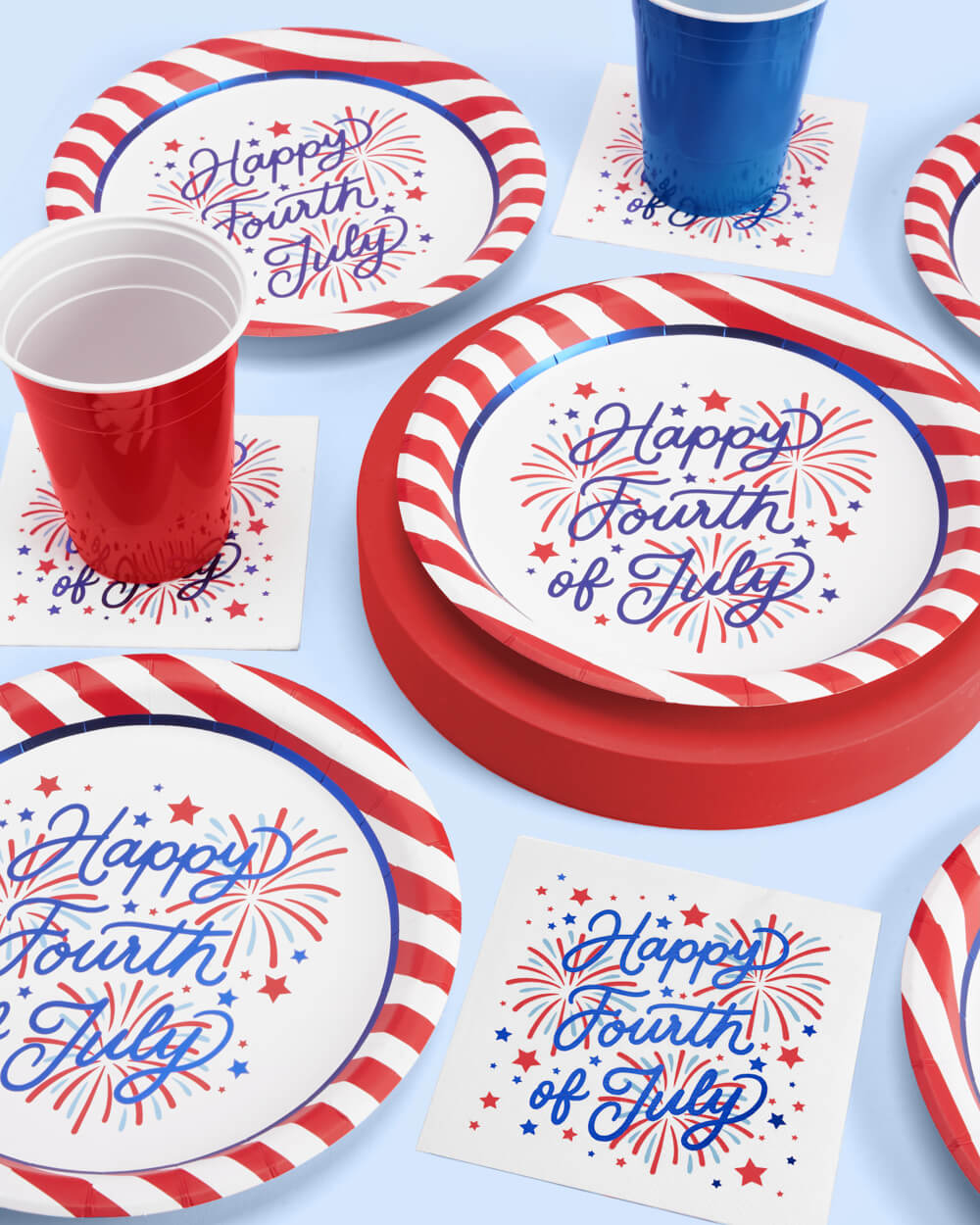Party In The Usa - 25 Foil Napkins