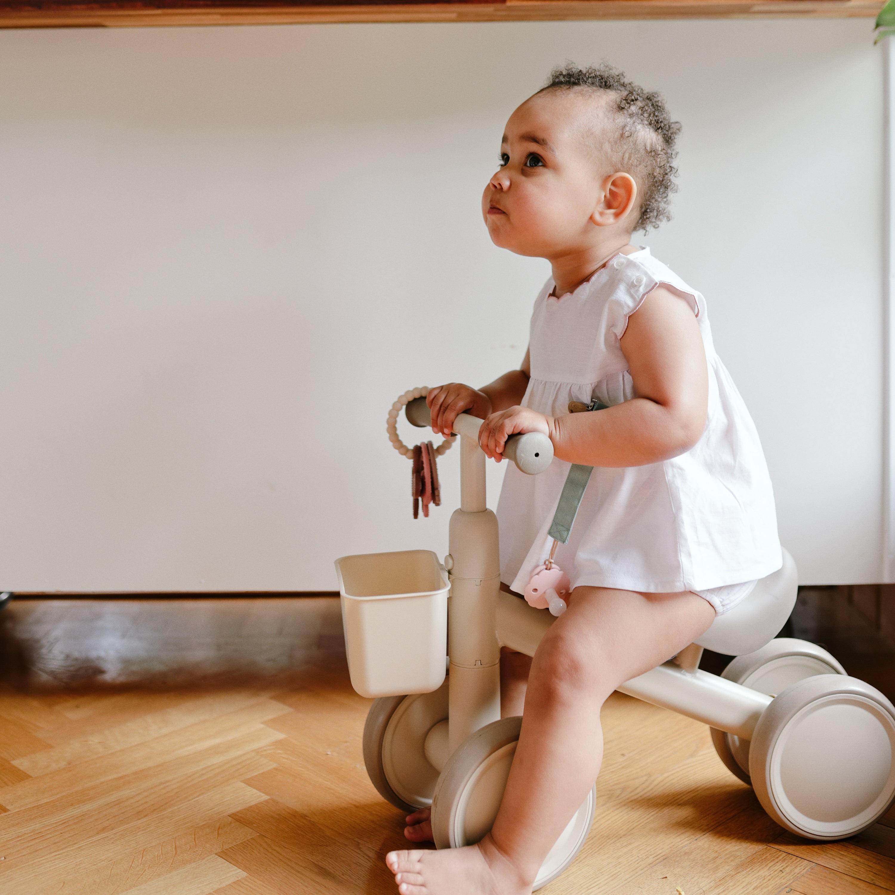 Linen Pacifier Clip 2-pack