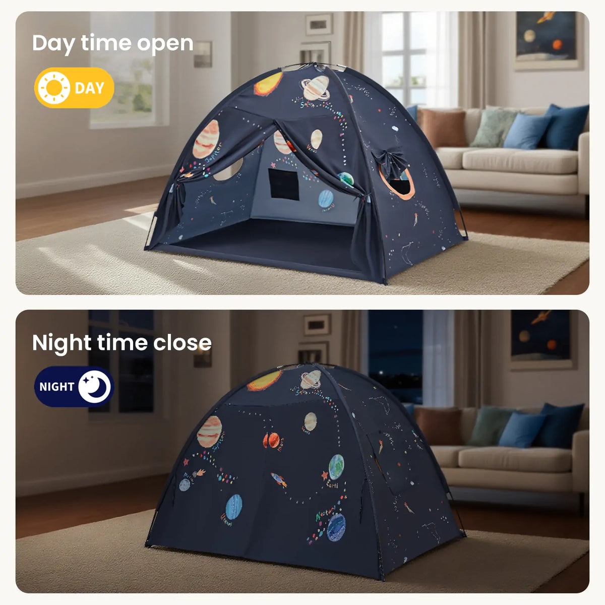 ® Versatile Kids Bed Tent & Play Tent