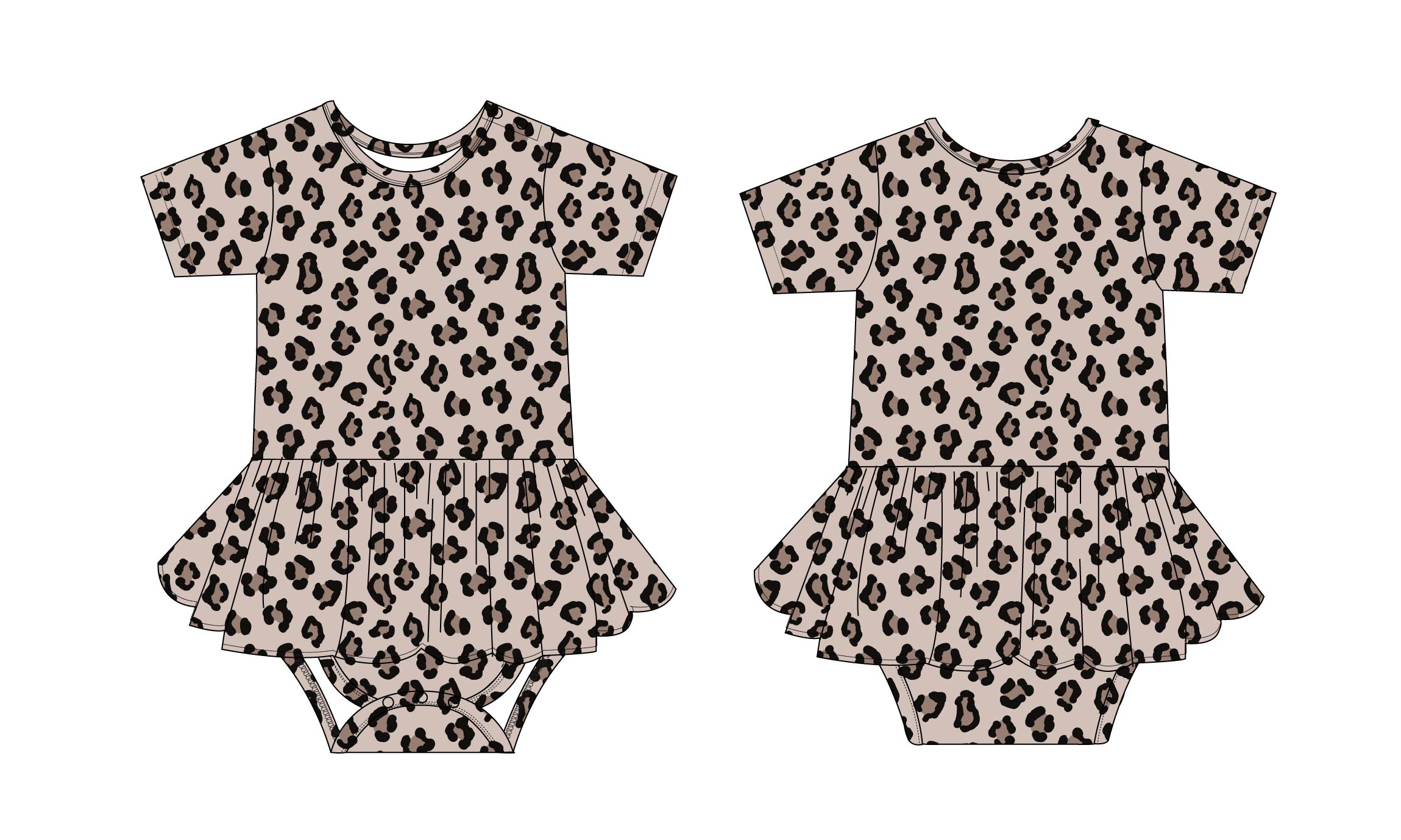 Wild - Bodysuit Dress