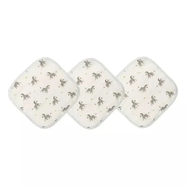 Zebra Washcloth Set