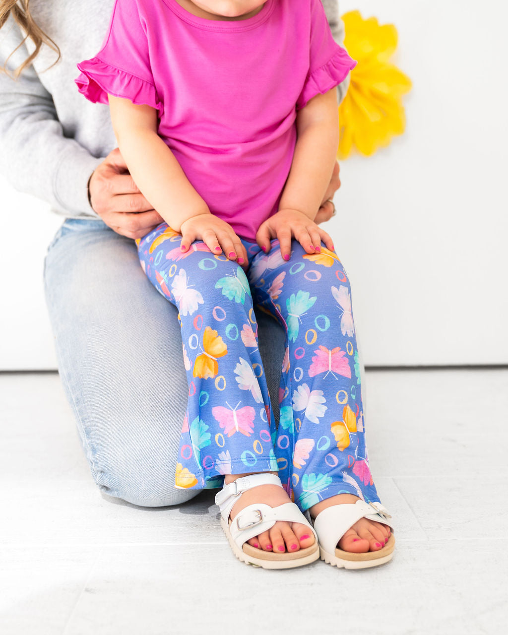 Korrie Butterflies Bamboo Flared Leggings