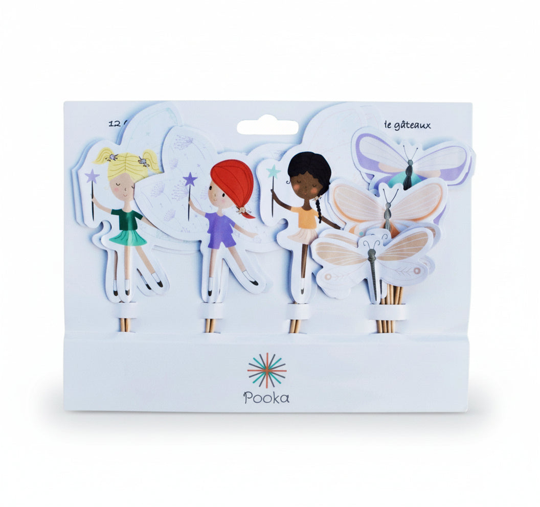 Magical Fairies Toppers (set Of 12)
