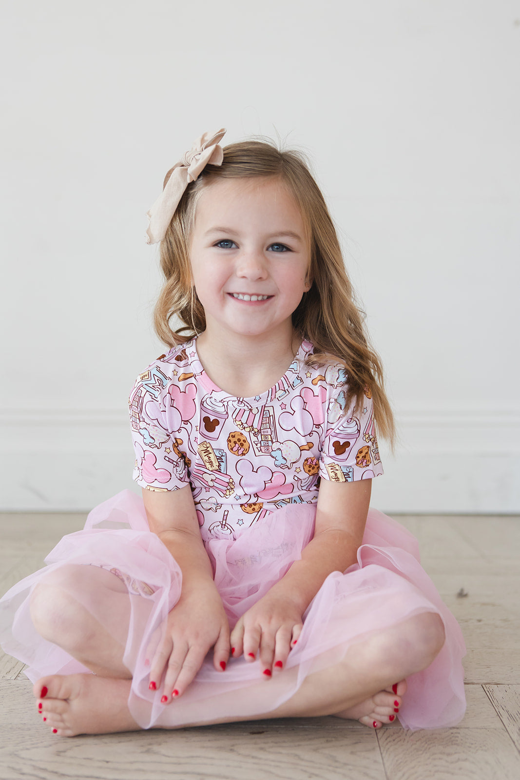 Snacks (pink) - Tutu Dress
