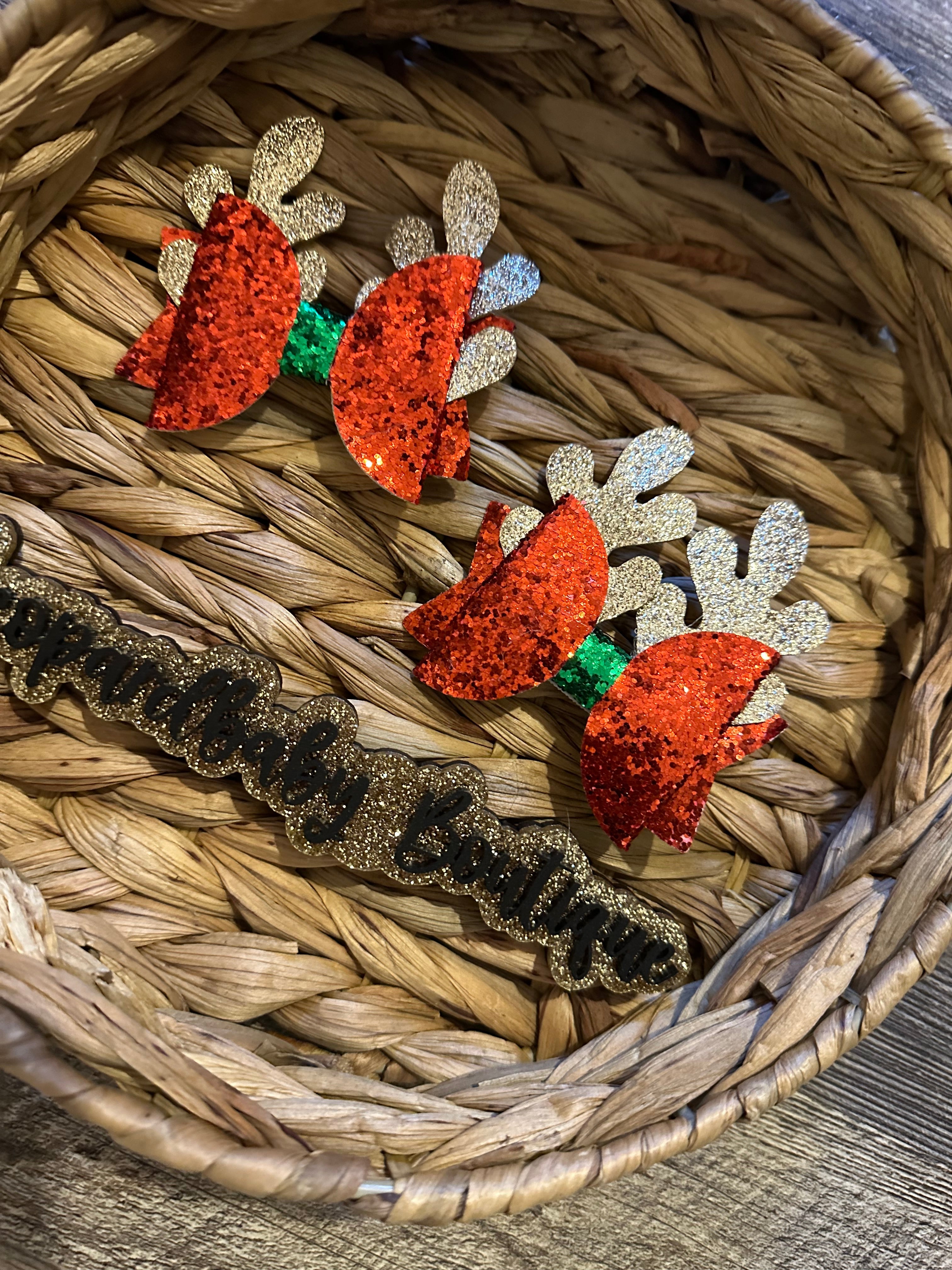 Antler Piggie Clips (set Of 2)