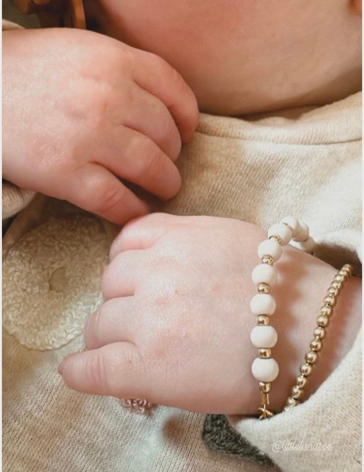 Tan & Gold Layer Bracelet