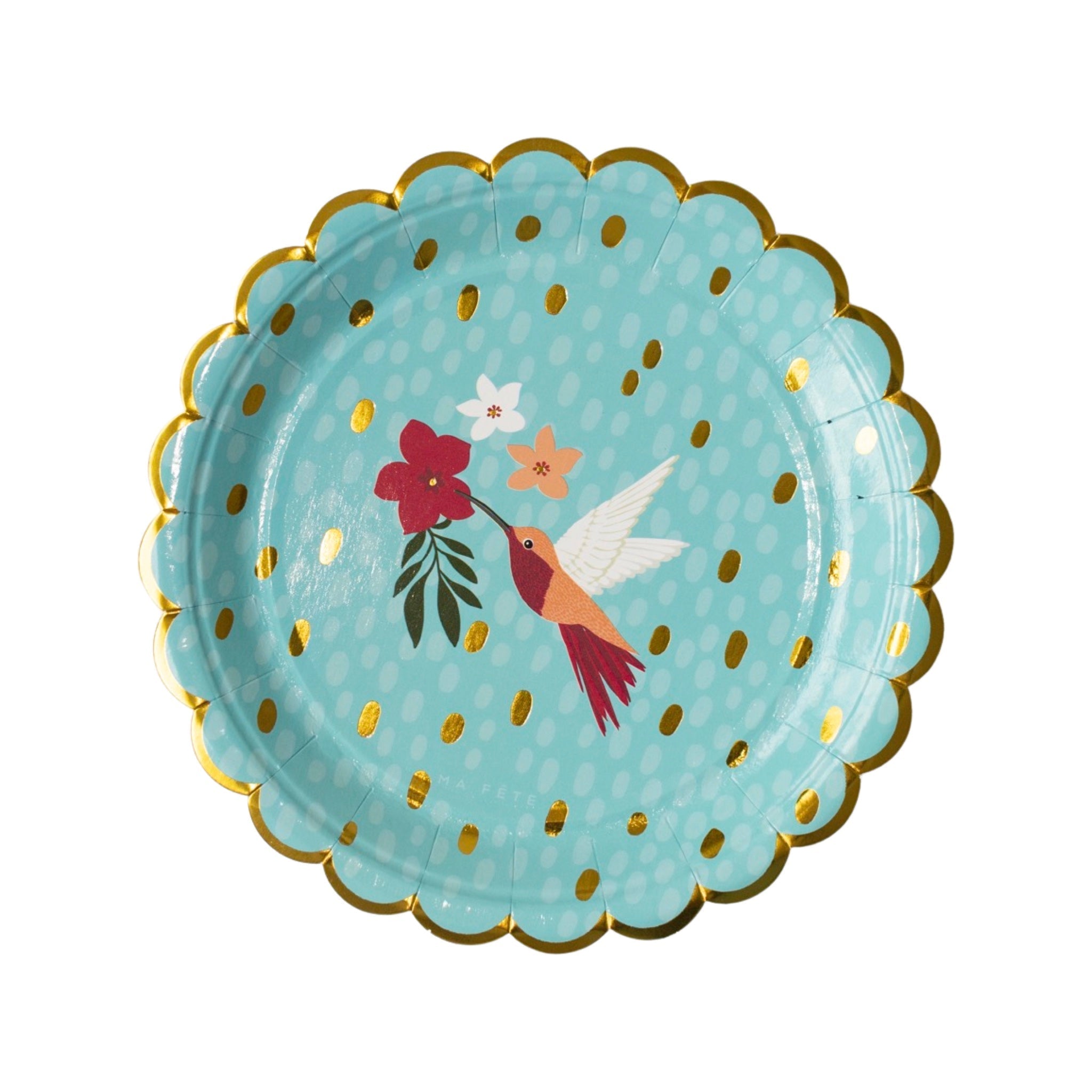 Tropical Dessert Plates (8)