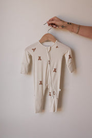 Bamboo Zip Pajamas | Teddy