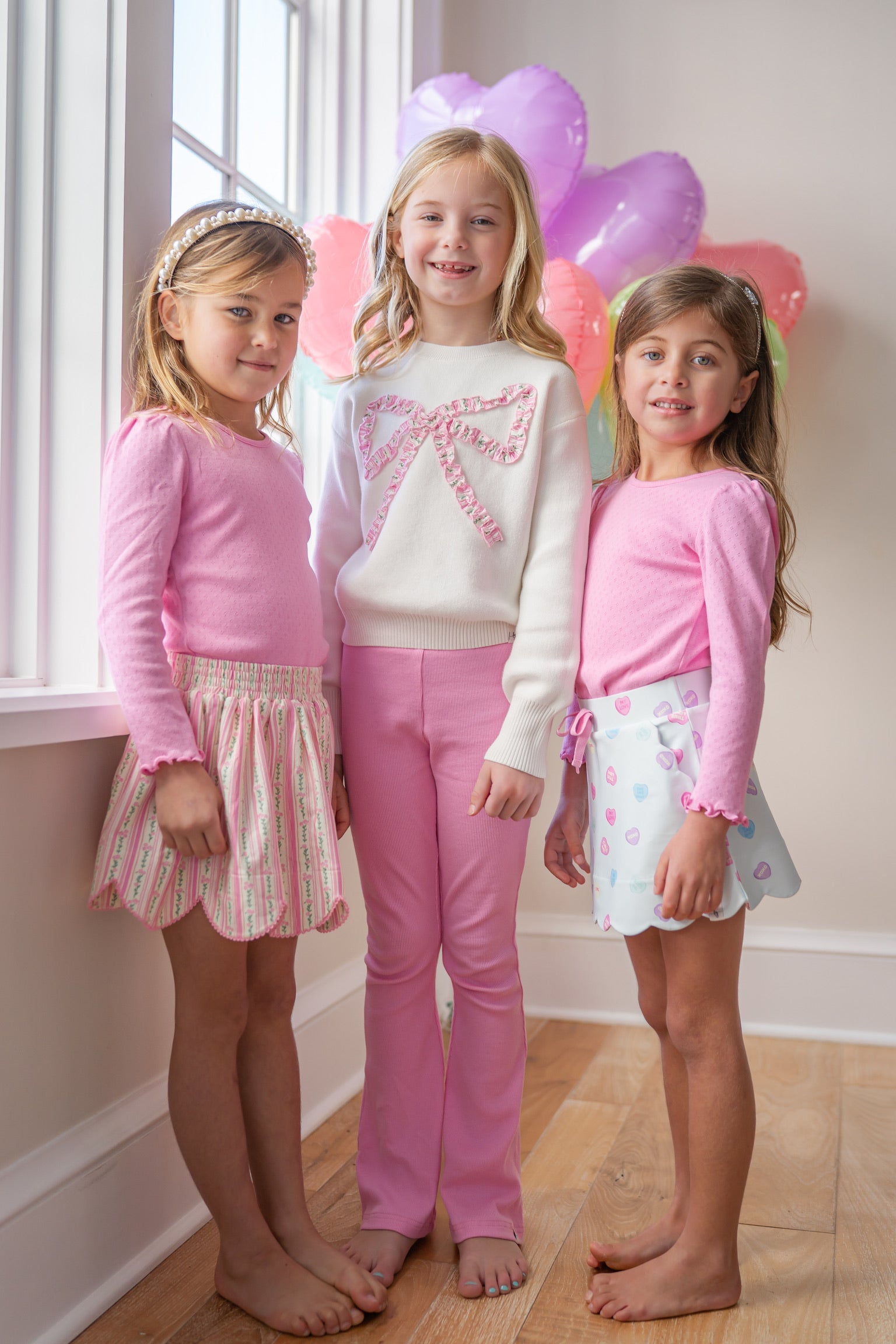 Bubblegum Pointelle Layering Shirt