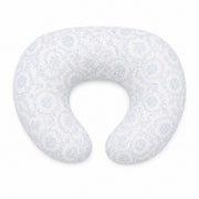 Blue Chinoiserie Ruffle Nursing Pillow Cover