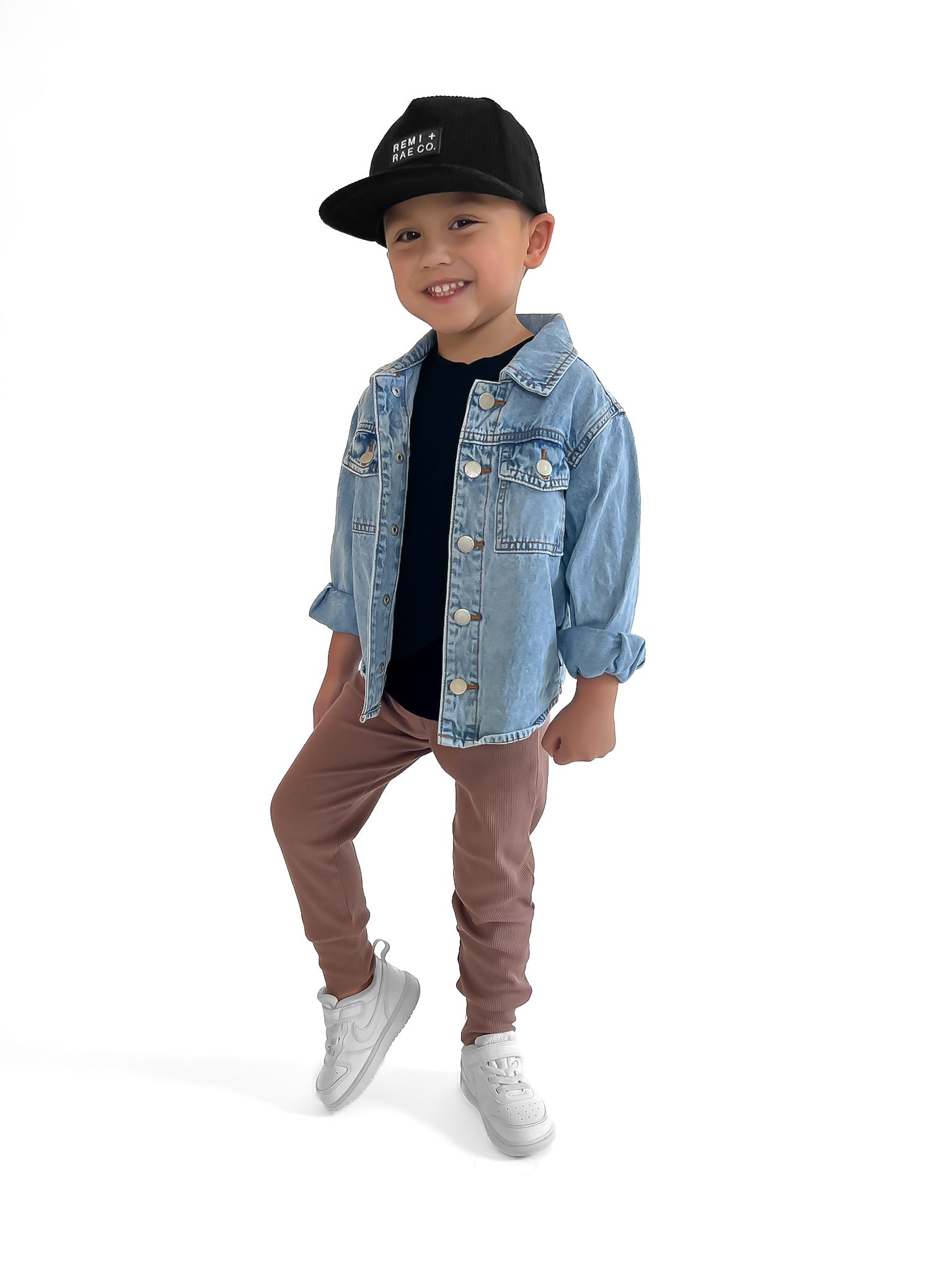 Bamboo Ribbed Leggings - Mocha