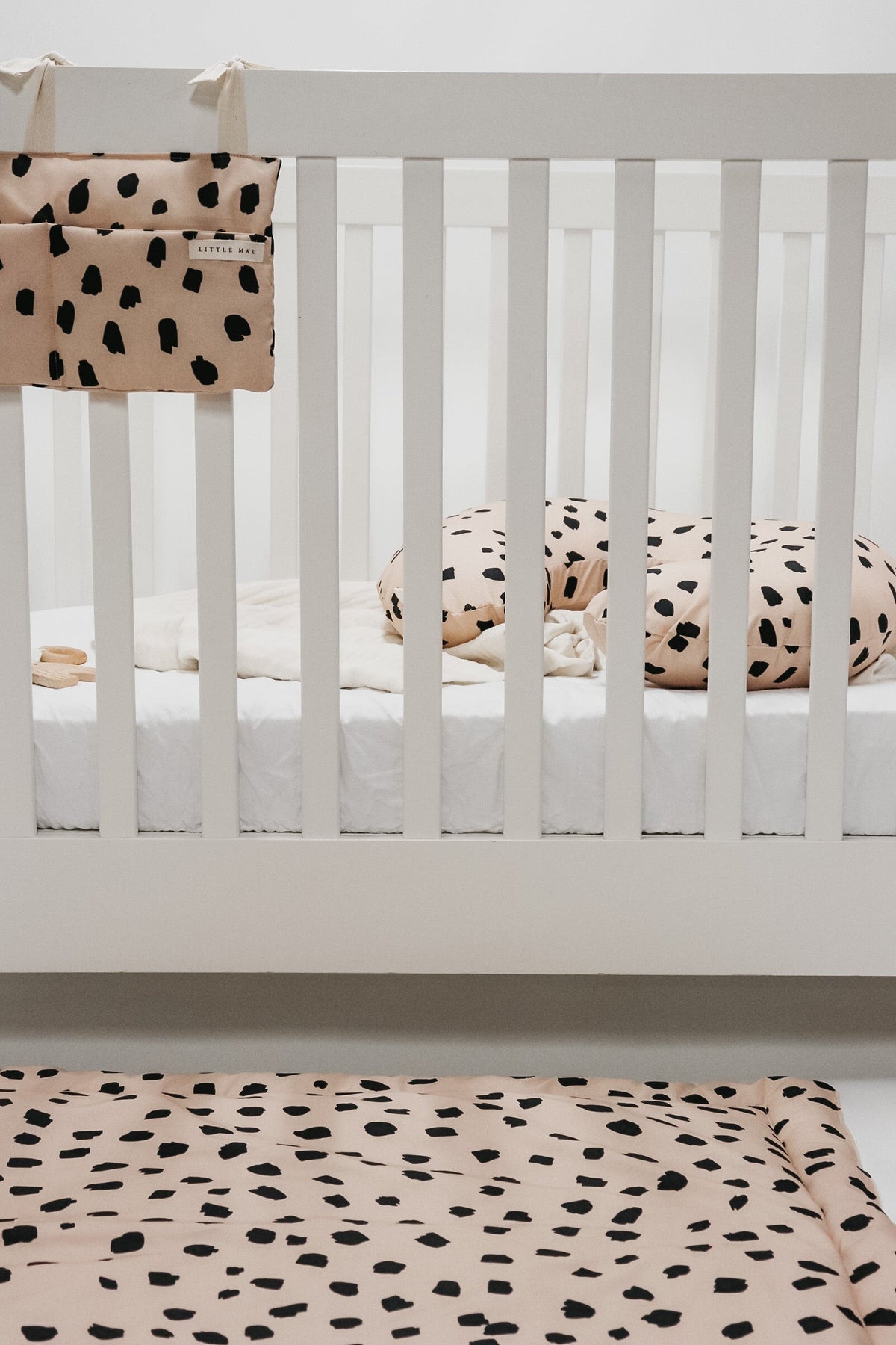 Sahara Baby Crib Diaper Caddy Storage Organizer Nursery Room