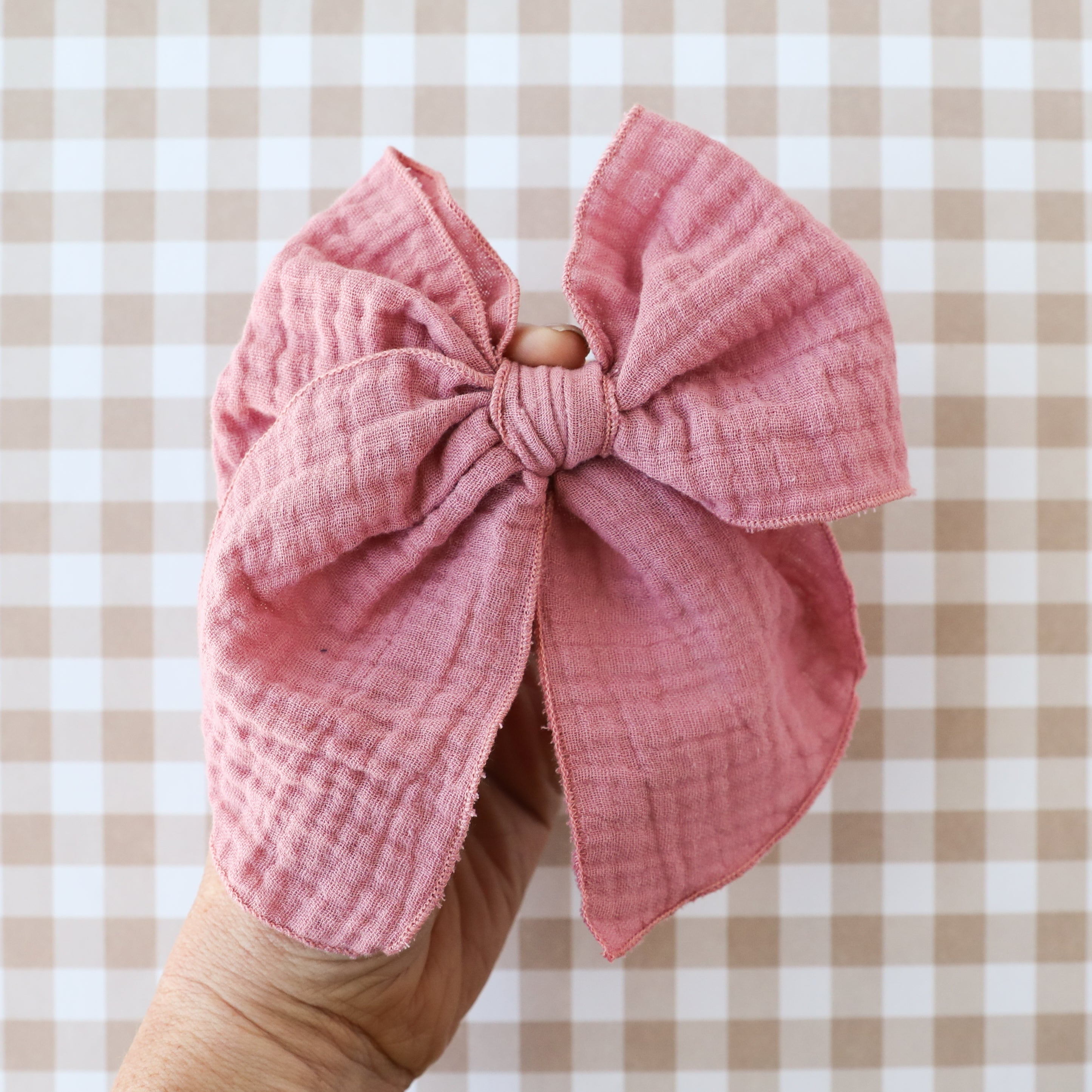 Mulberry | Gauze Party Bow