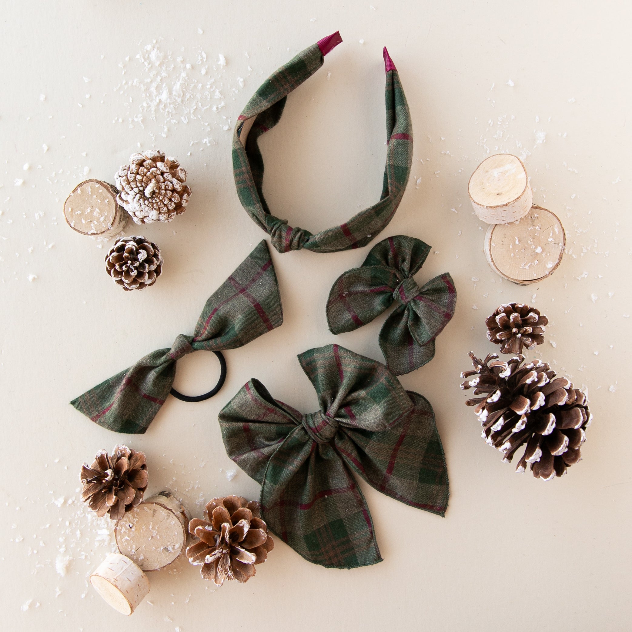 Forest | Pigtail Set - Petite Party Bow