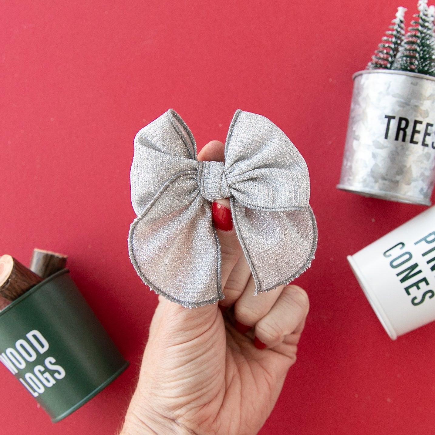 Tinsel | Petite Party Bow