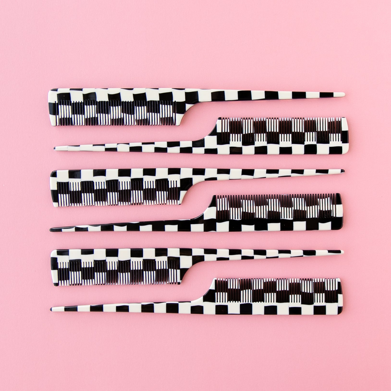 Checkerboard Parting Comb