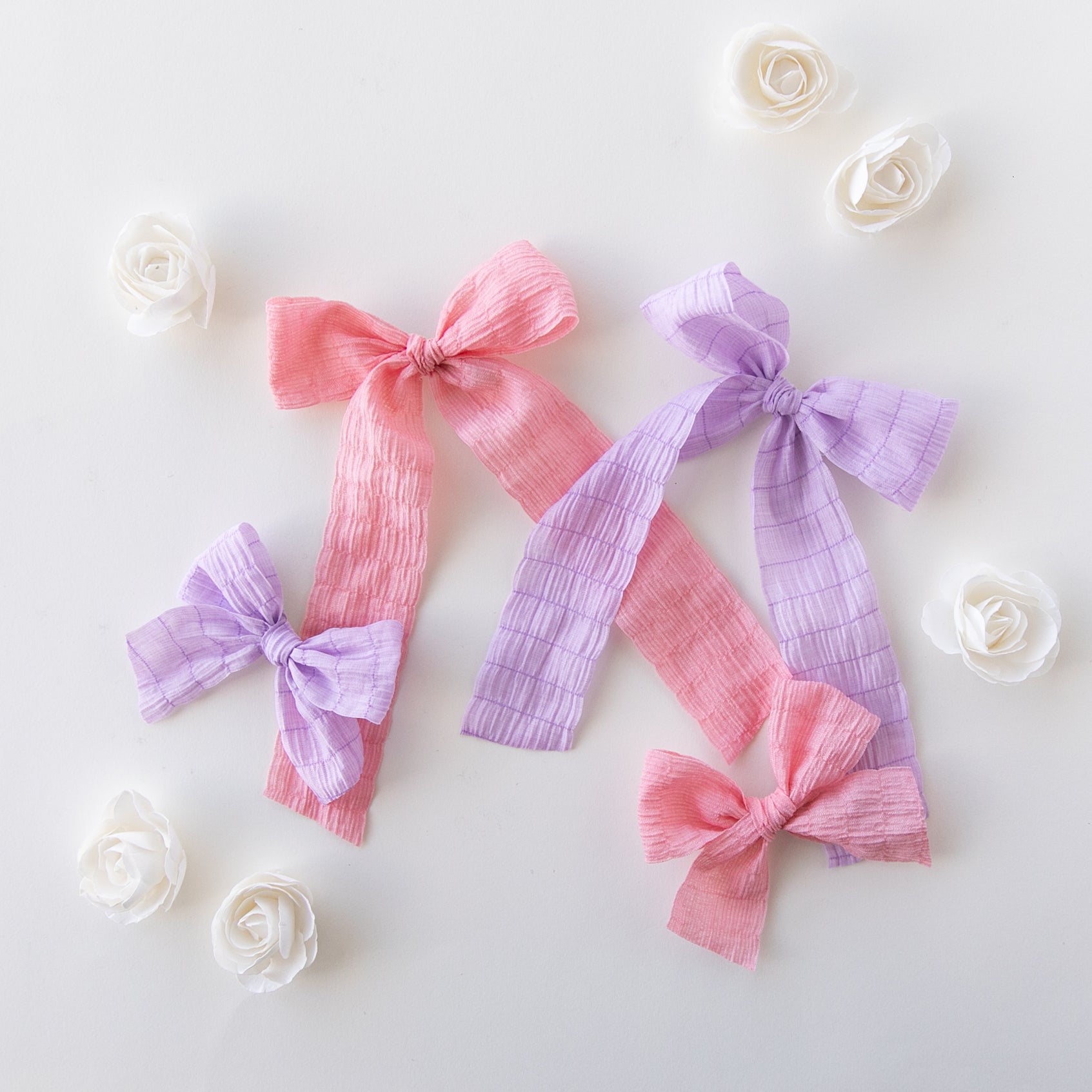 Coral Pink | Ribbon Bow