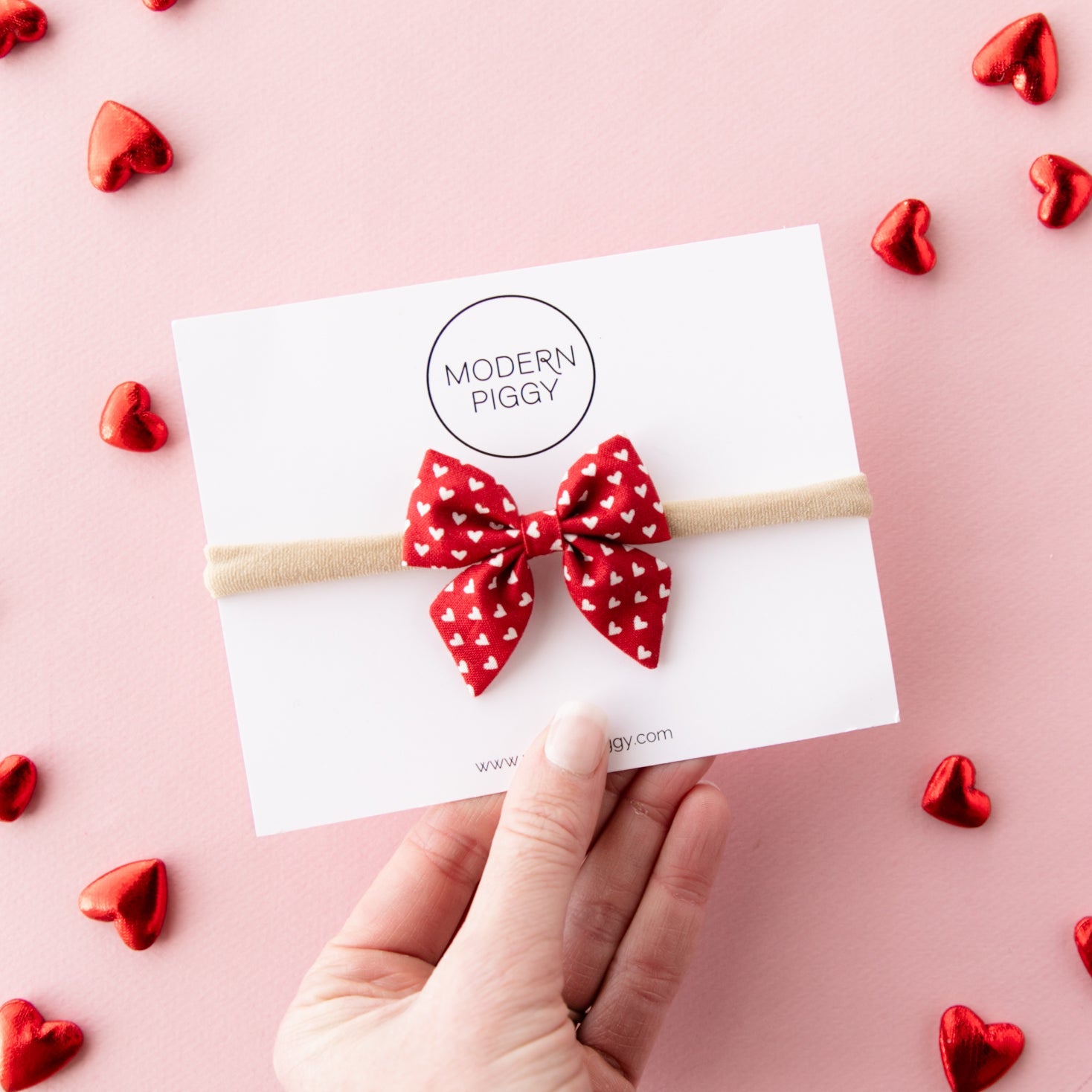 Be Mine | Mini Piggy Bow