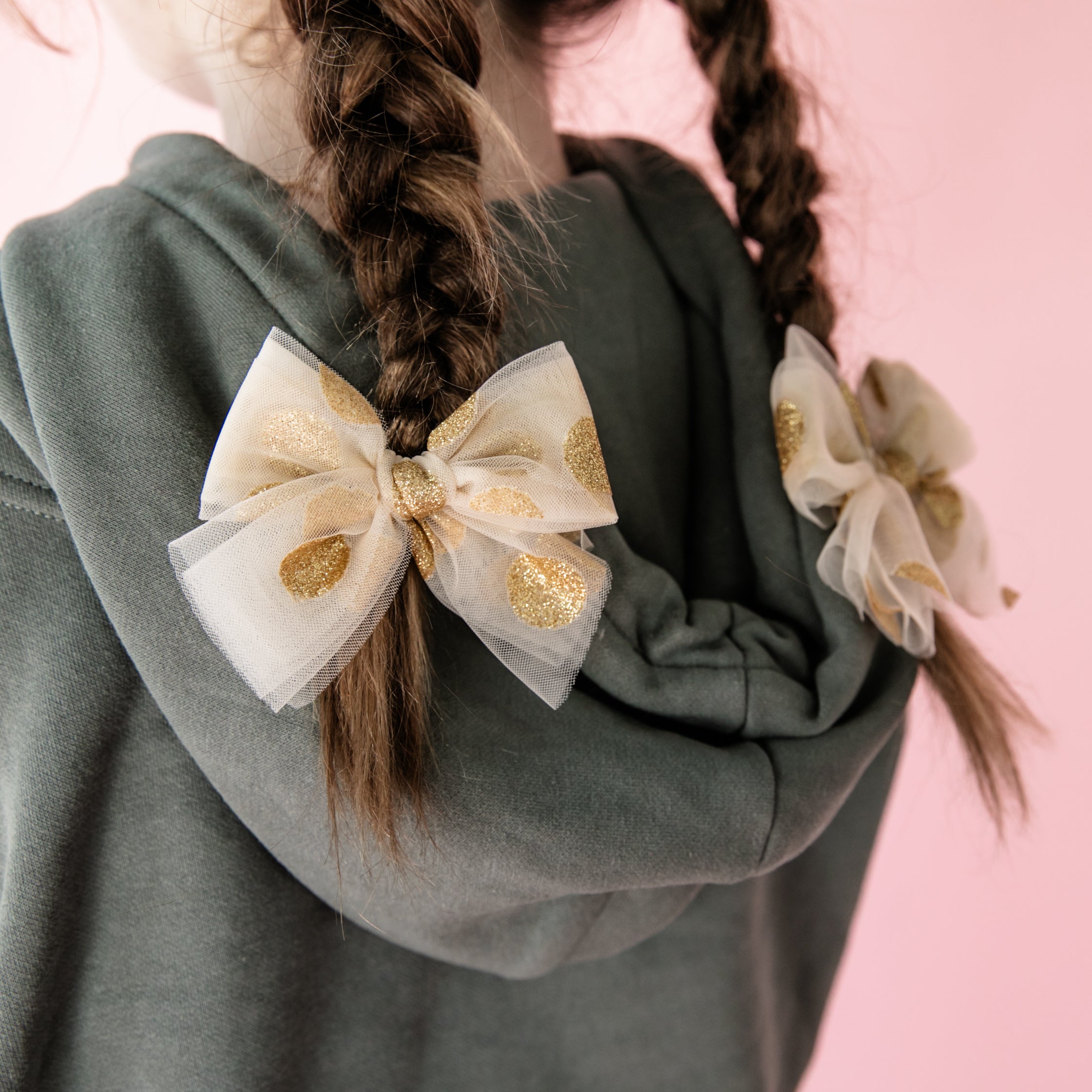 Party Time | Tulle Bow - Pigtail Set