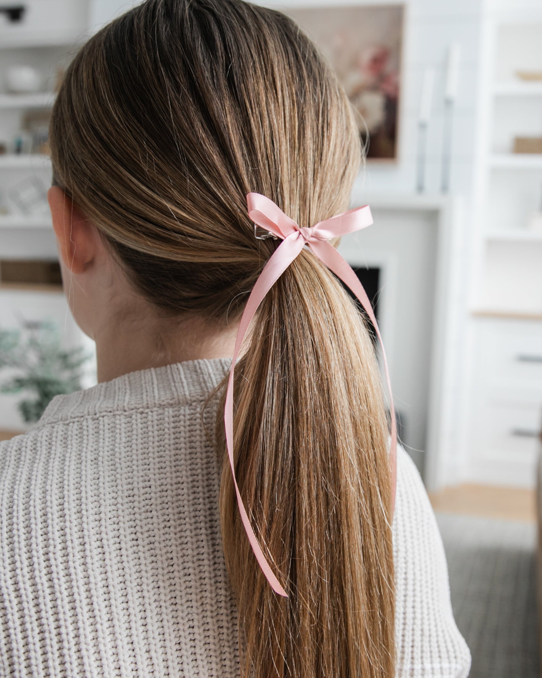 Dusty Rose | Statement Ribbon Bow