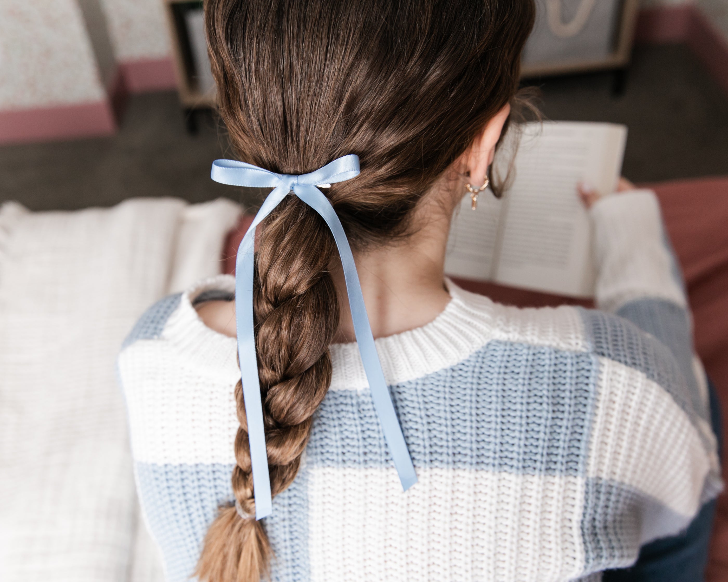 Cornflower | Statement Ribbon Bow