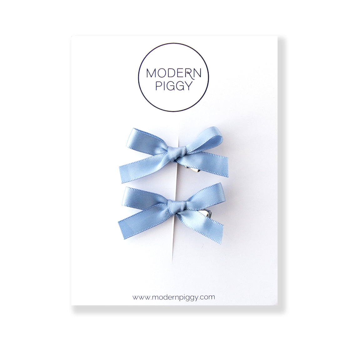 Cornflower | Mini Ribbon Bow Set