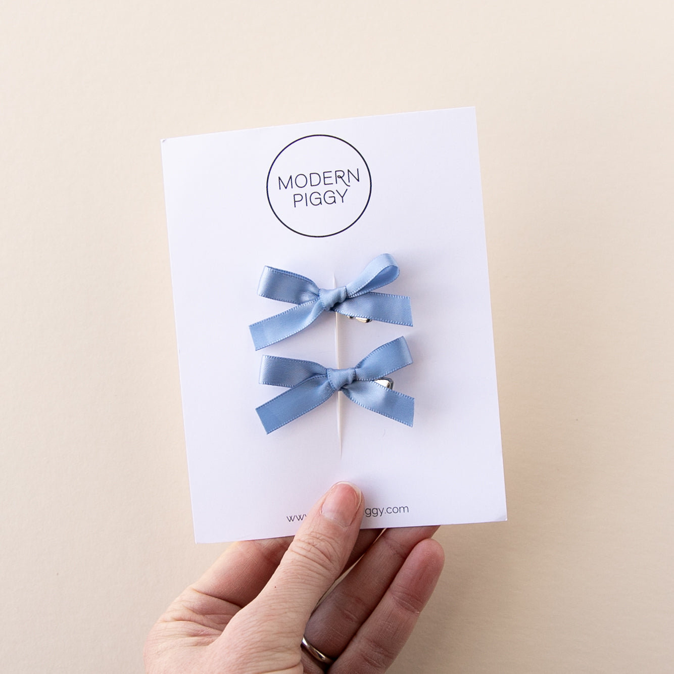 Cornflower | Mini Ribbon Bow Set