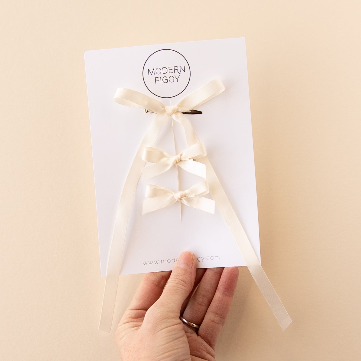 Ivory | Ribbon Bow Pack