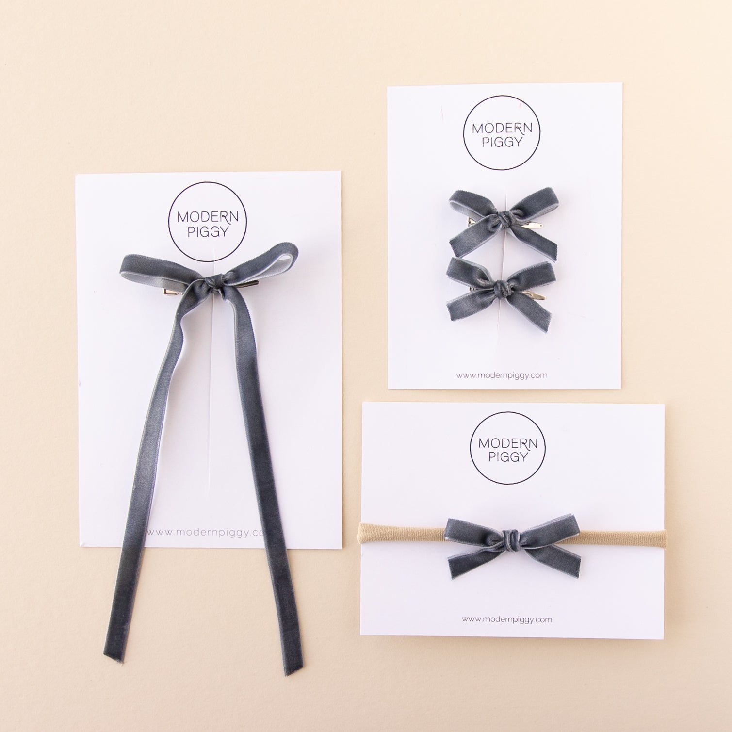 Storm | Mini Ribbon Bow Set