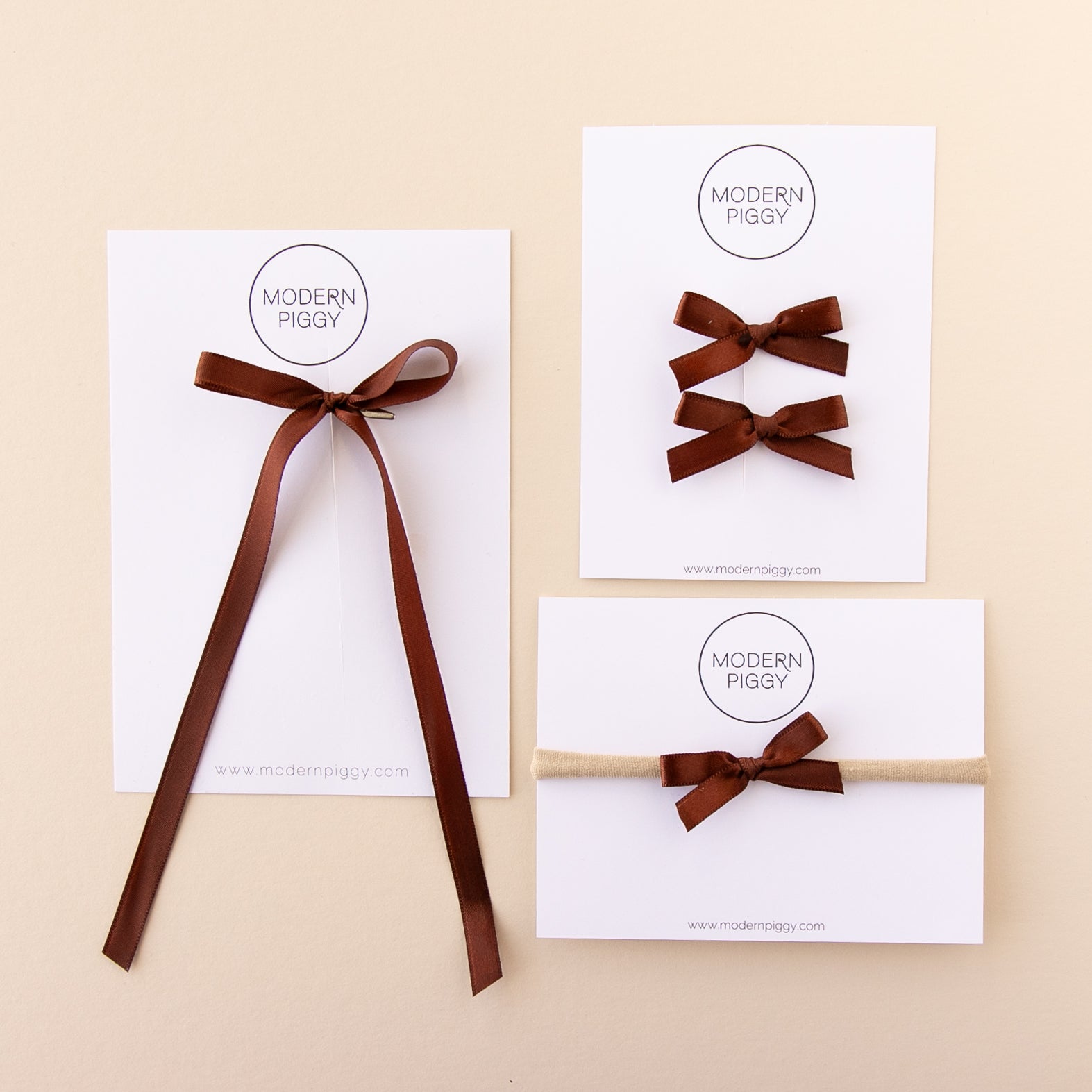 Coffee | Statement Ribbon Bow