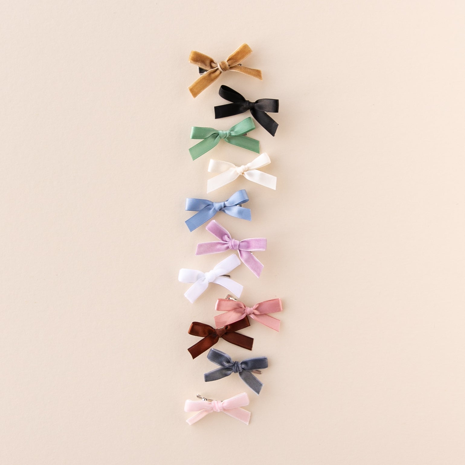 Cornflower | Mini Ribbon Bow Set