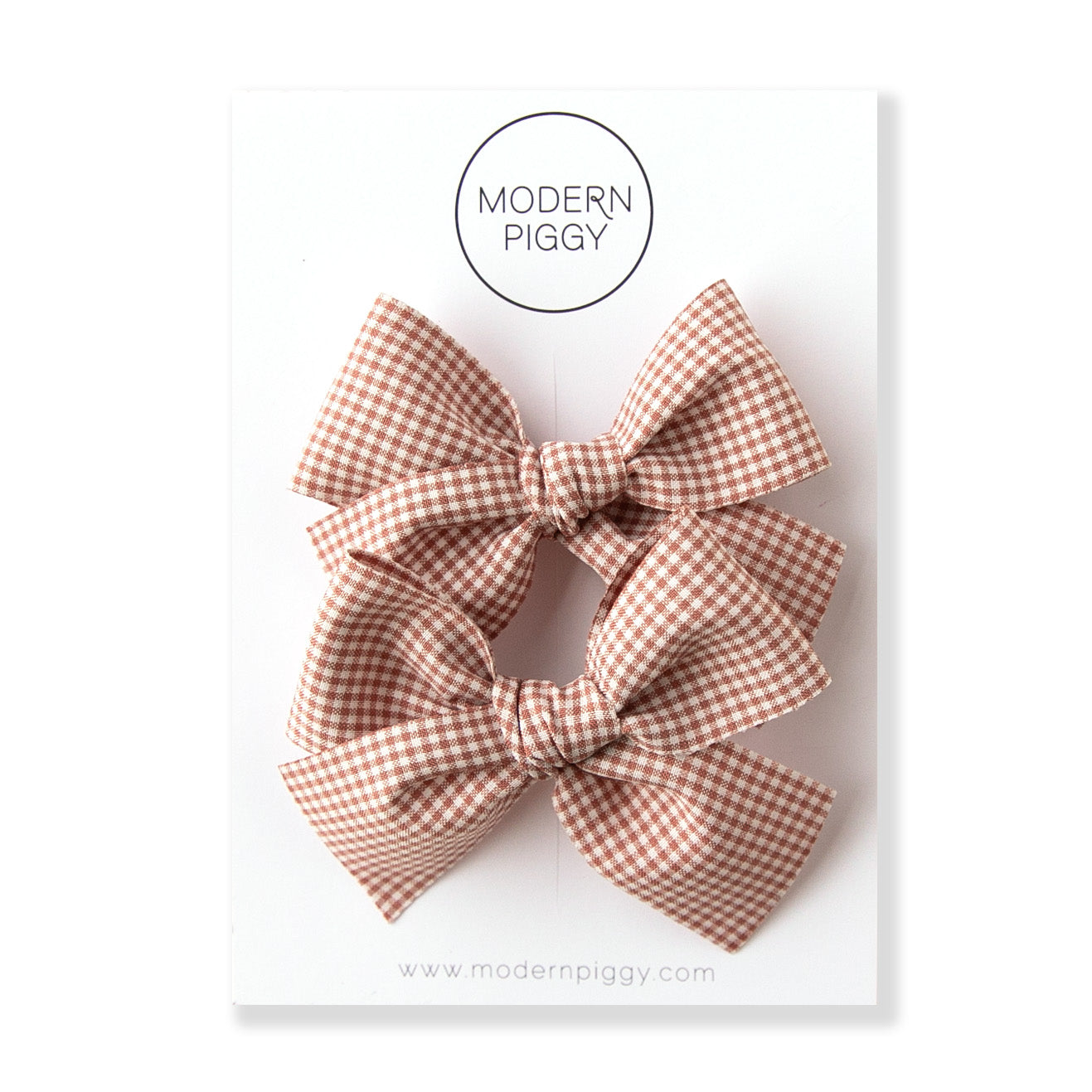 Peony | Pigtail Set - Ribbon Bow