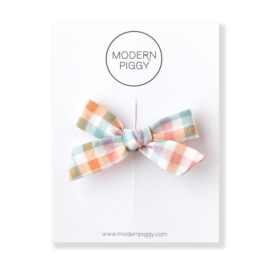 Easter Gingham | Hand-tied Bow