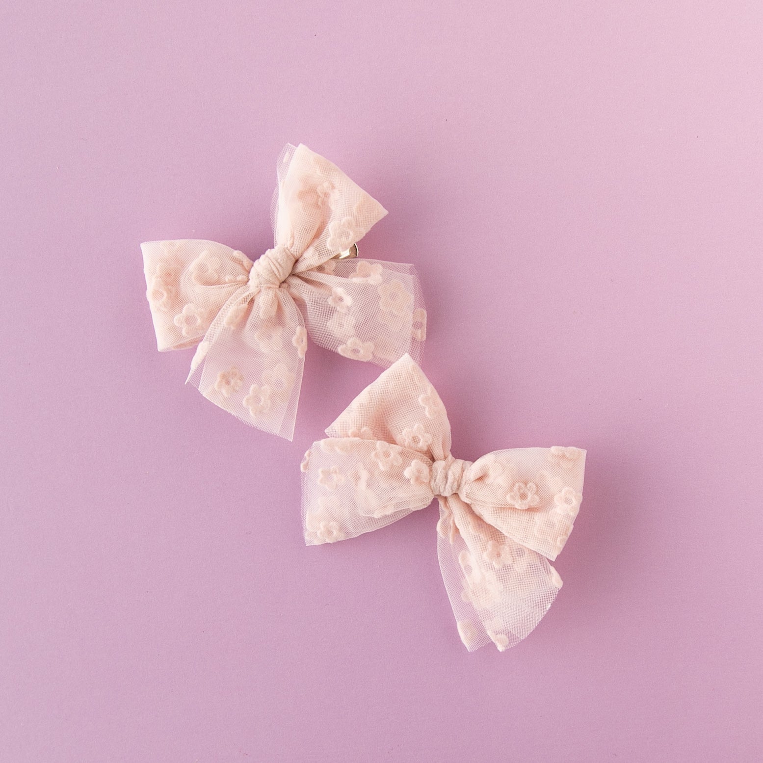 Bloom - Pink | Tulle Bow