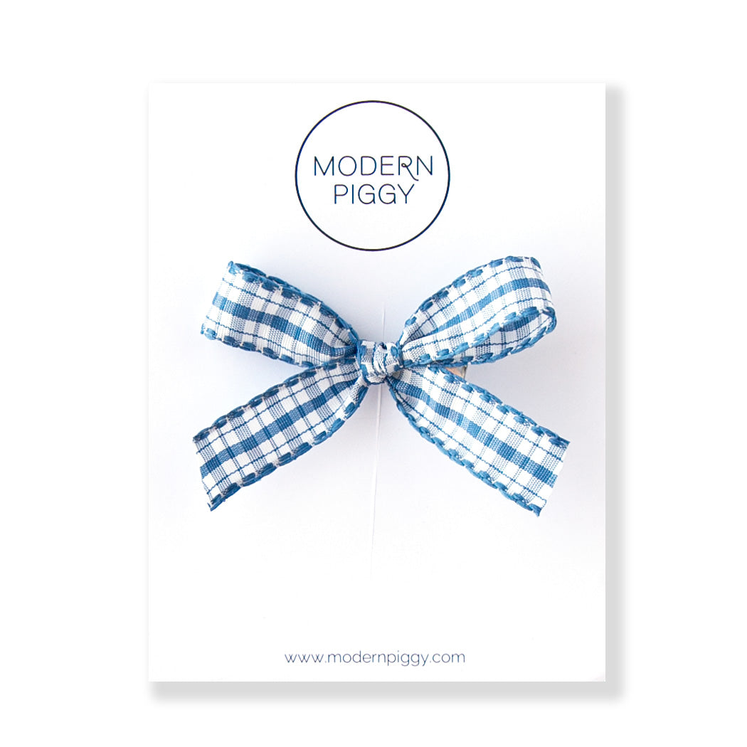 Picnic - Blue | Ribbon Bow