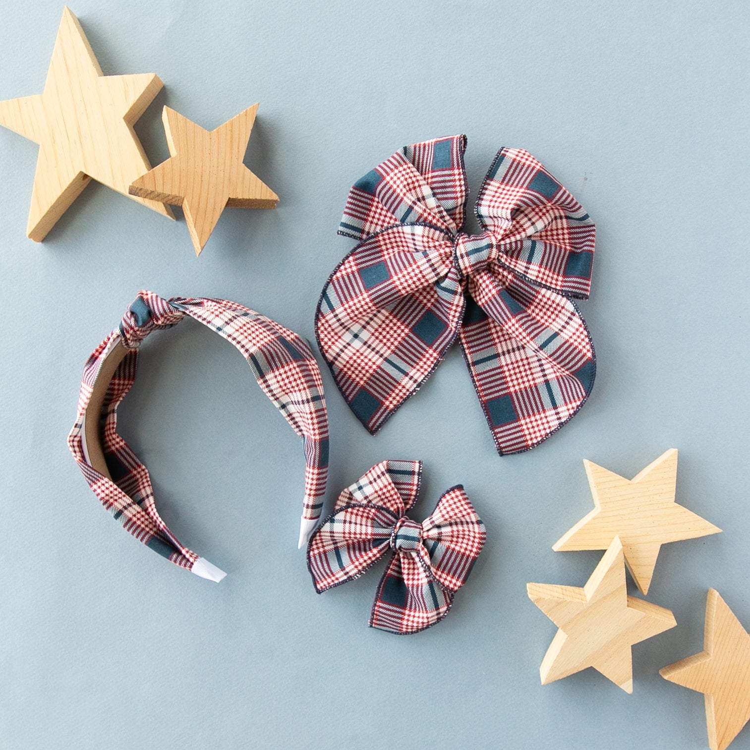 Stateside Plaid | Party Bow