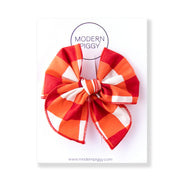 Red Buffalo Check | Petite Party Bow
