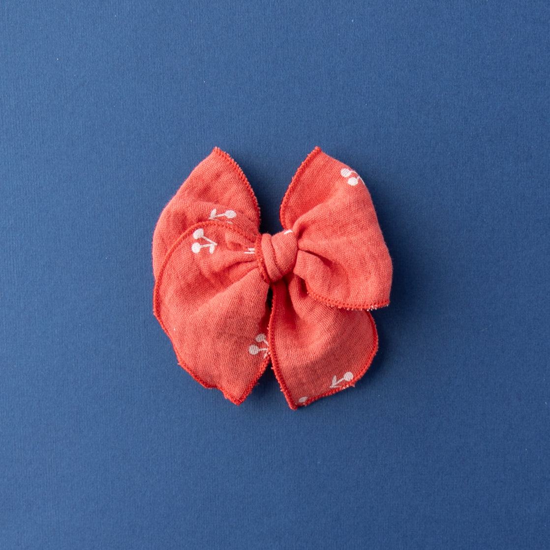 July - Cherry | Petite Party Bow