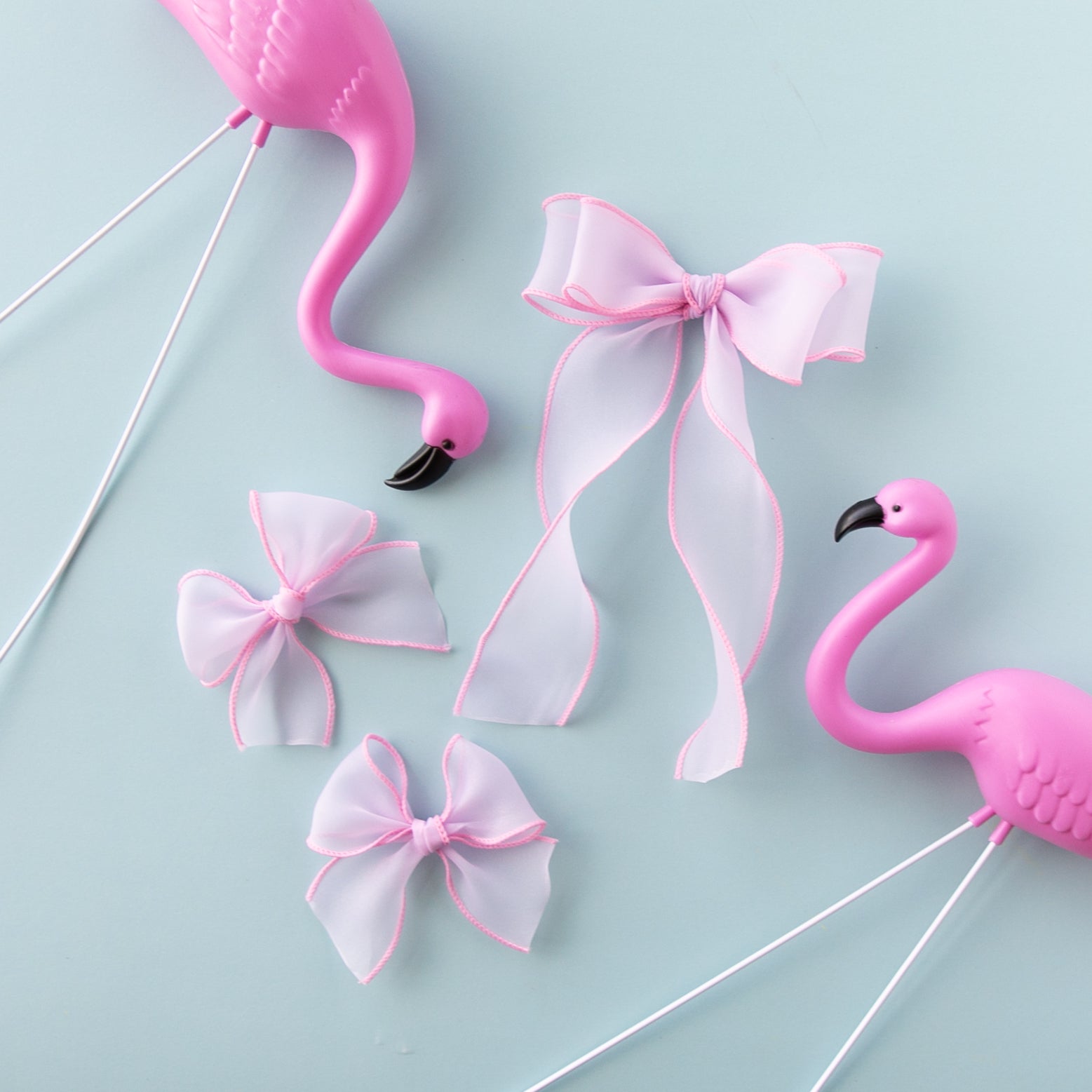 Flamingo | Statement Ribbon Bow