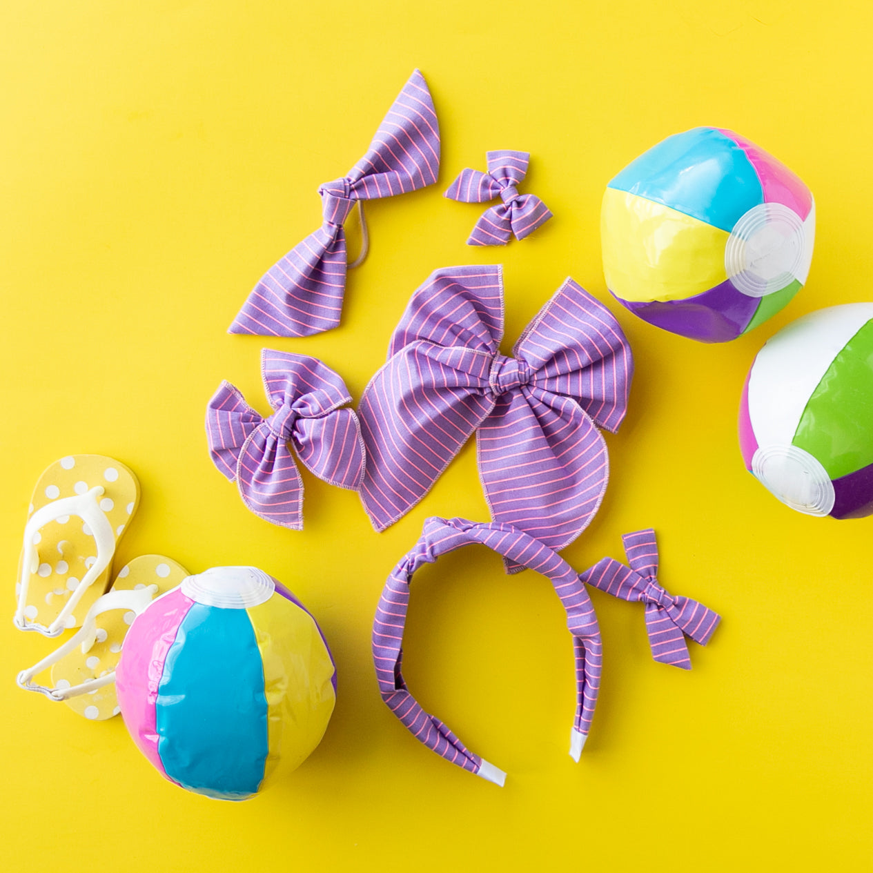 Beach Ball | Petite Party Bow