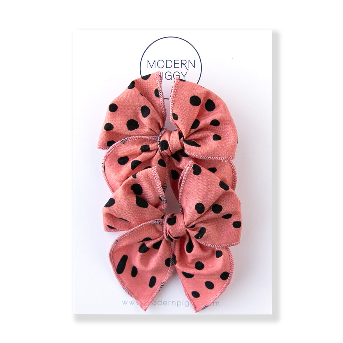 Spotted | Pigtail Set - Petite Party Bow