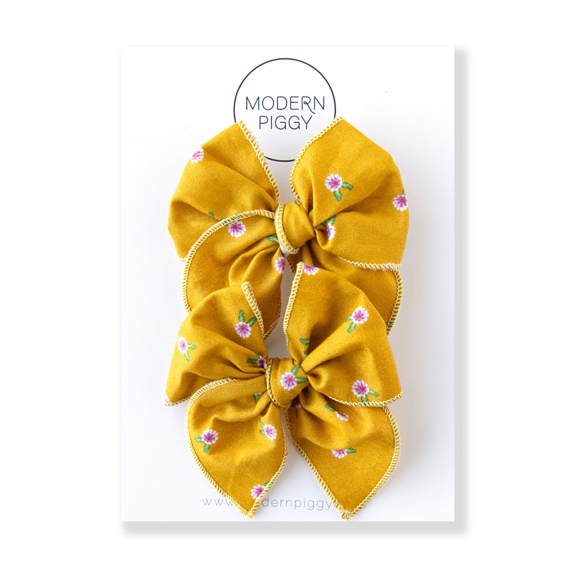 Dandelion | Pigtail Set - Petite Party Bow