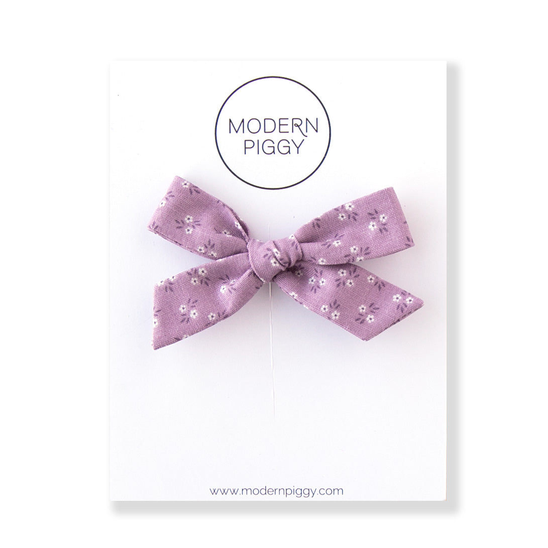 Violet | Hand-tied Bow