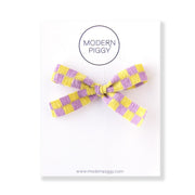 Hopscotch - Yellow | Ribbon Bow