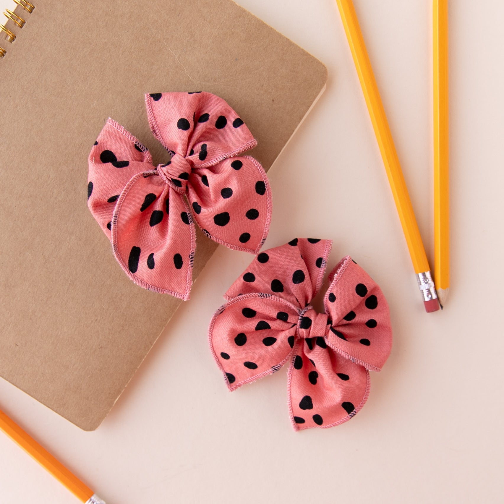 Spotted | Pigtail Set - Petite Party Bow