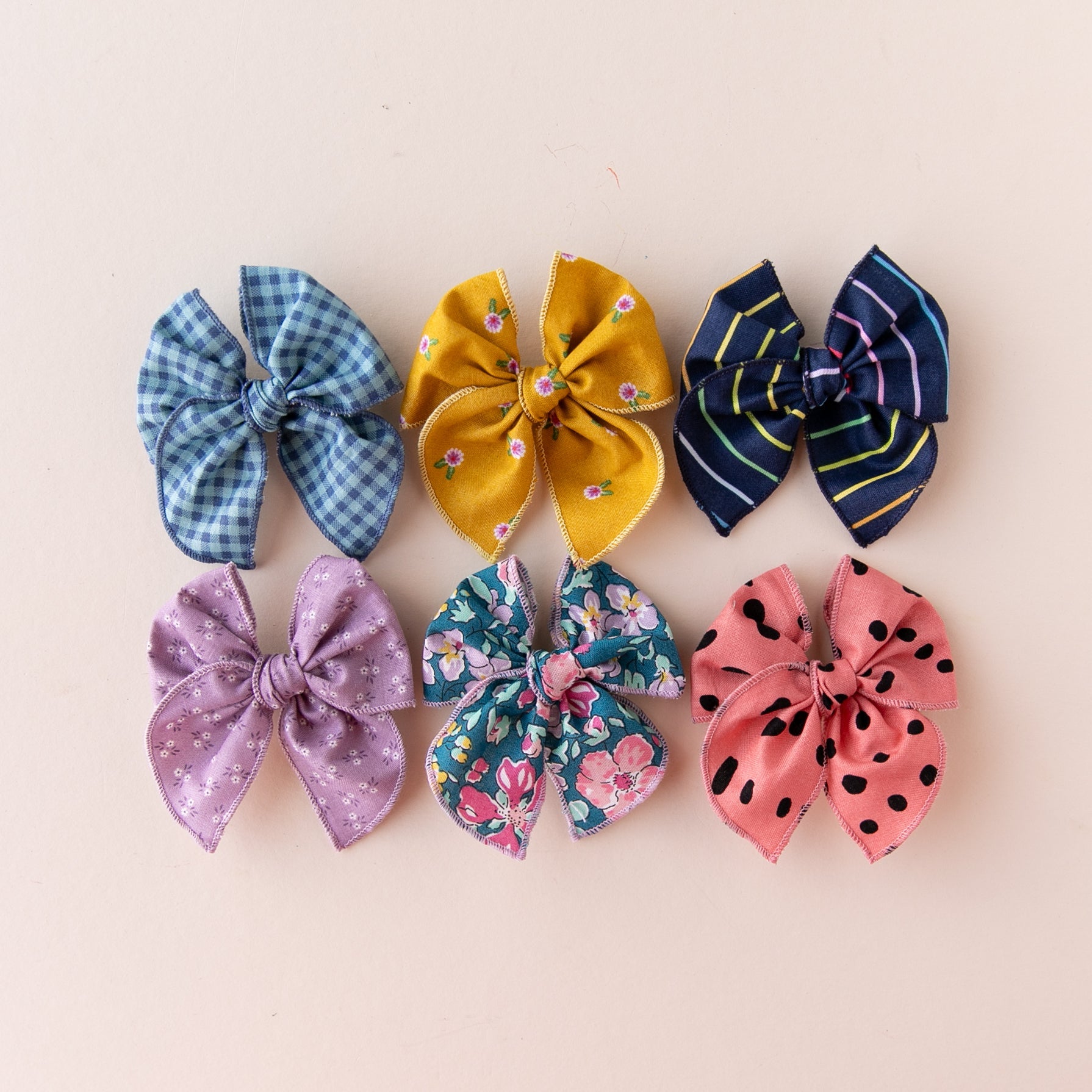 Violet | Pigtail Set - Petite Party Bow